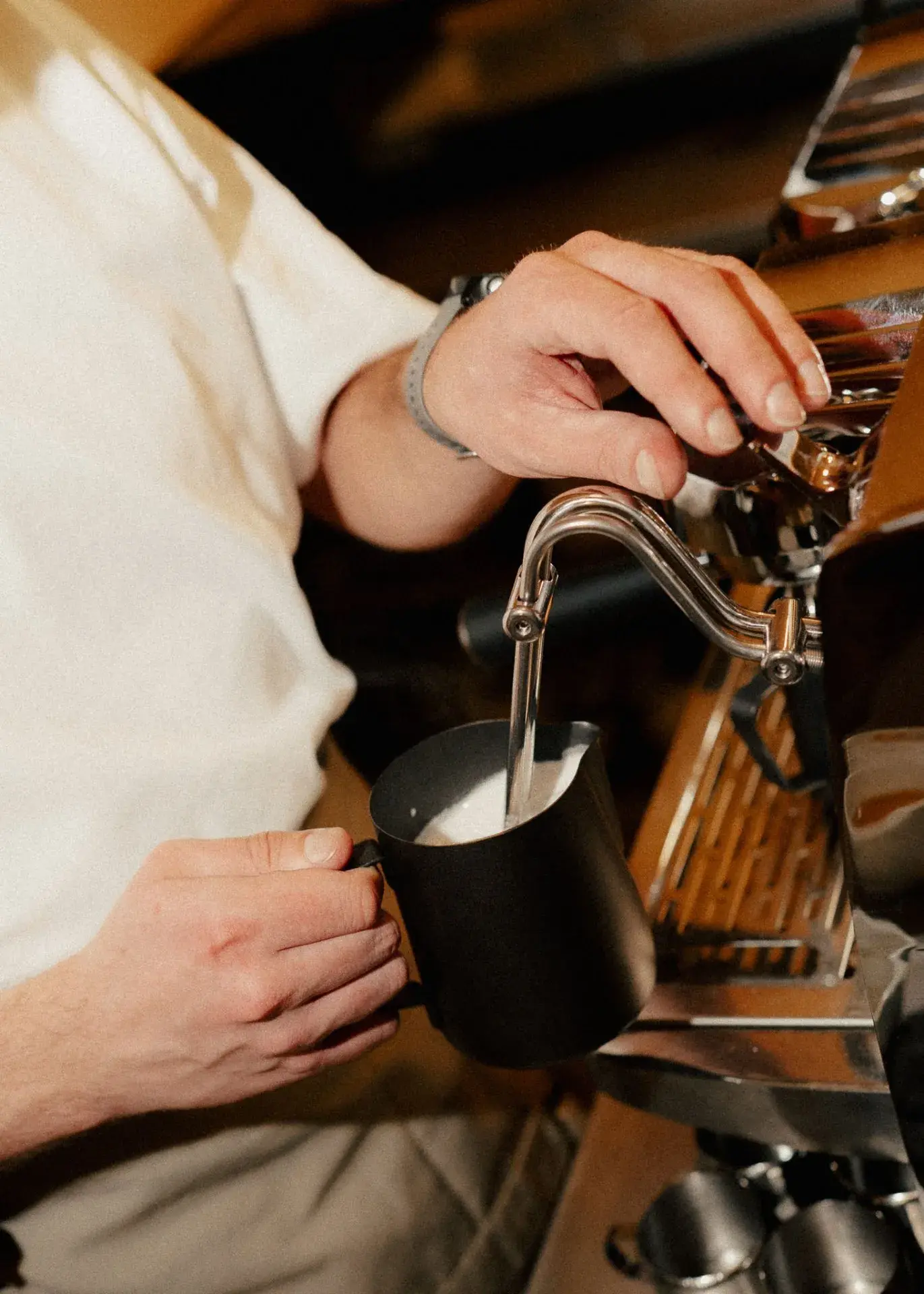 Notre barista au travail